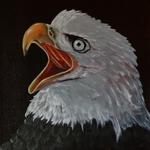 Speaking eagle 11x14 inch acrylic on canvas
Price: $  On request
